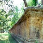 The shaded and secluded outer wall of Angkor Wat makes for a great walking route.