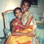 Bridesmaids getting ready