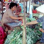 Vegetable market off Tran Hung Dao Street, Cholon.