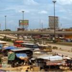 The traffic on the highway connecting the airport to downtown is lighter on Sundays.