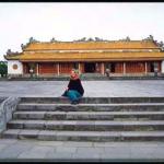 Inside Hue's Citadel, a newly restored building at the main gate of the Forbidden City.