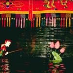 Let me tell you about the rice fields, the villages Enclosed in emerald green bamboo, the sound of a flute floating above the back of a buffalo Come back, those who still miss the homeland.