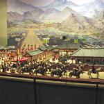 Some of the exhibitions in the museum, beautifully sculptured miniature buildings and horses...