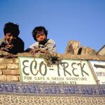 Curious children, Thamel, a raffish area that has replaced Durbar Square as Kathmandu's main tourist enclave.