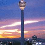 Kuala Lumpur Tower by night...