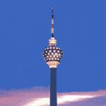 Kuala Lumpur Tower by night...