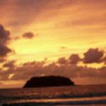 Sunset from Gung Café, Kata Beach, Phuket, Thailand.