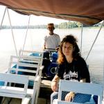 Taking it easy along the Cai river.