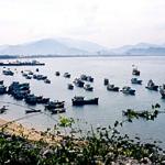 Across the bay from Nha Trang City