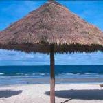 Beach shelter on Ochheuteal Beach