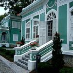 Restored Portuguese colonial buildings in the old village of Taipa.