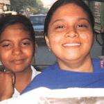 Bombay, India. I snapped this photo of my unsuspecting students as we were ferried in one of Bombay's black-and-yellow cabs toward Victoria Terminus.