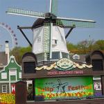 Part of the decor for the Tulip Festival